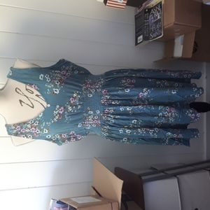Xl rayon floral sundress
